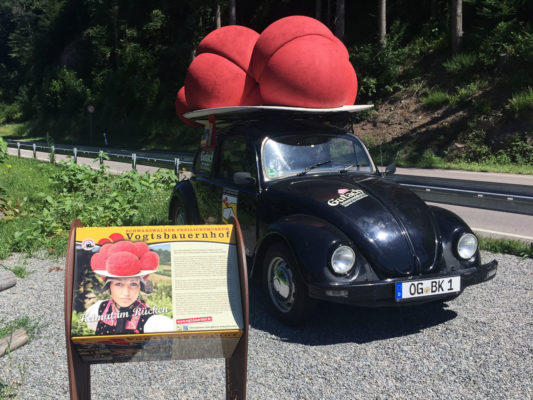 VW Bug with Black Forest Hat