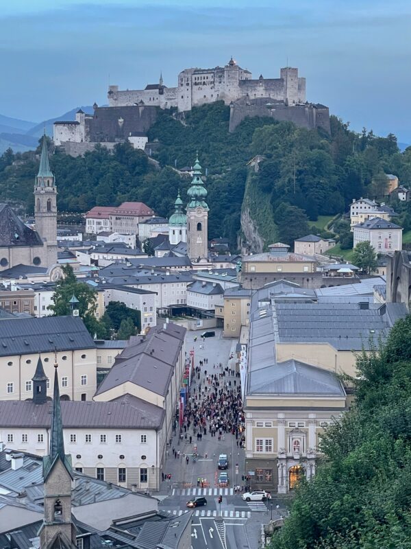 Salzburg city and Fortress Hohensalzburg