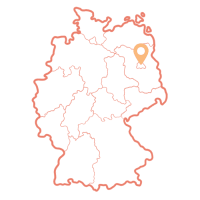 Berlin on map