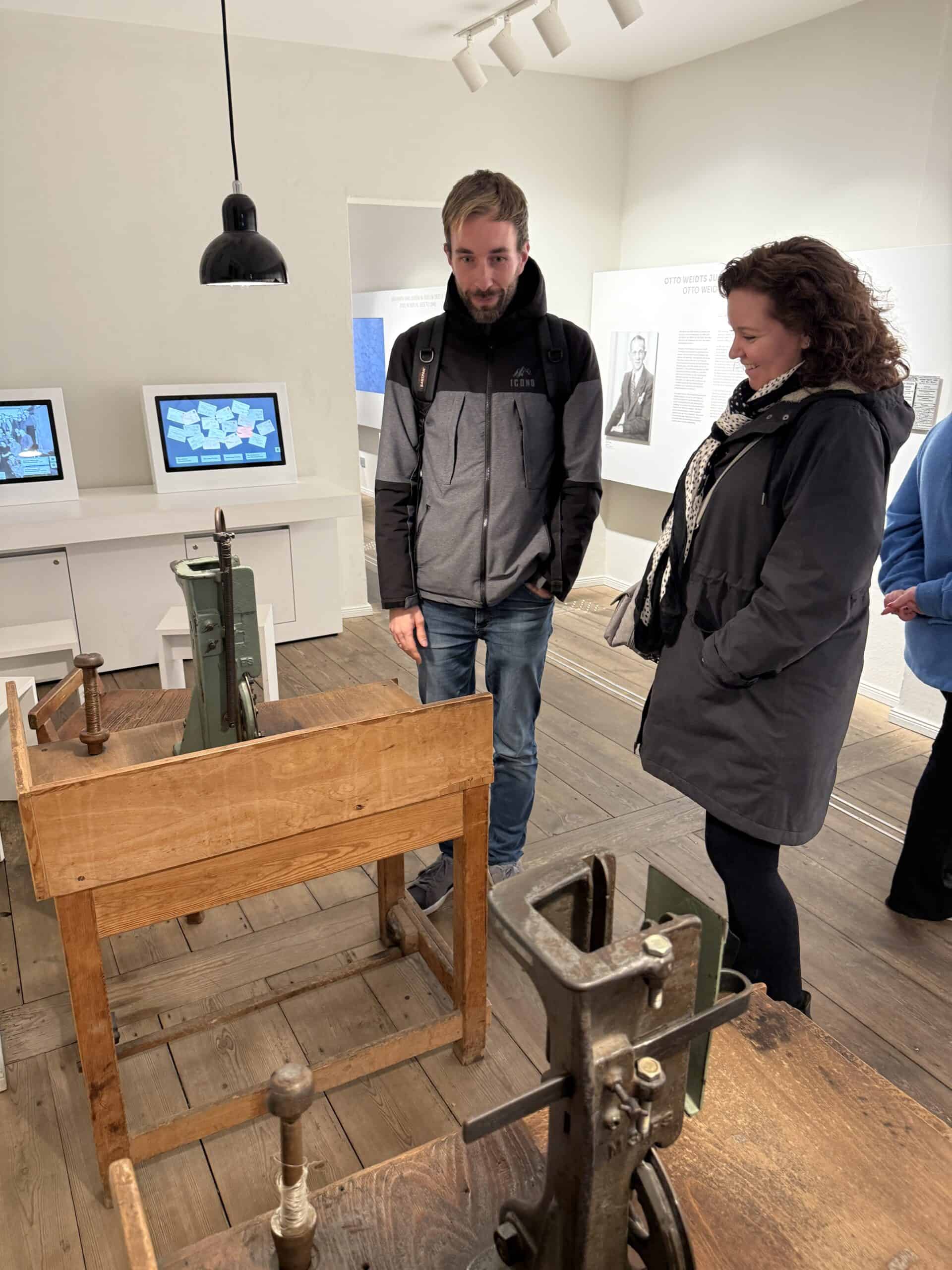 Matti and Cate at a Berlin museum 