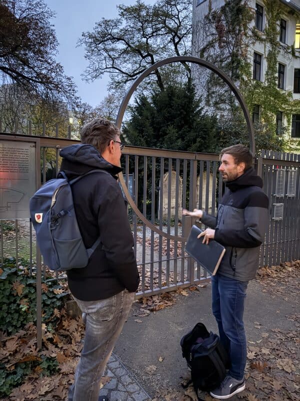 Aaron and Matti in Berlin 